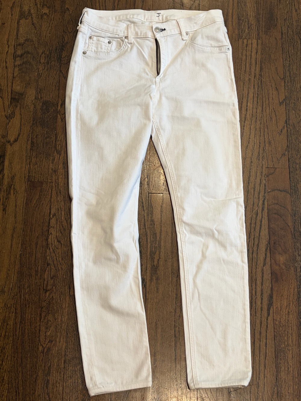 rag & bone White skinny Straight-Leg Jeans size 32